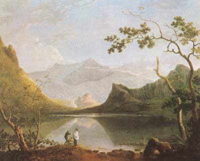 Richard  Wilson View of Snowdon from Llyn Nantlle (mk08)